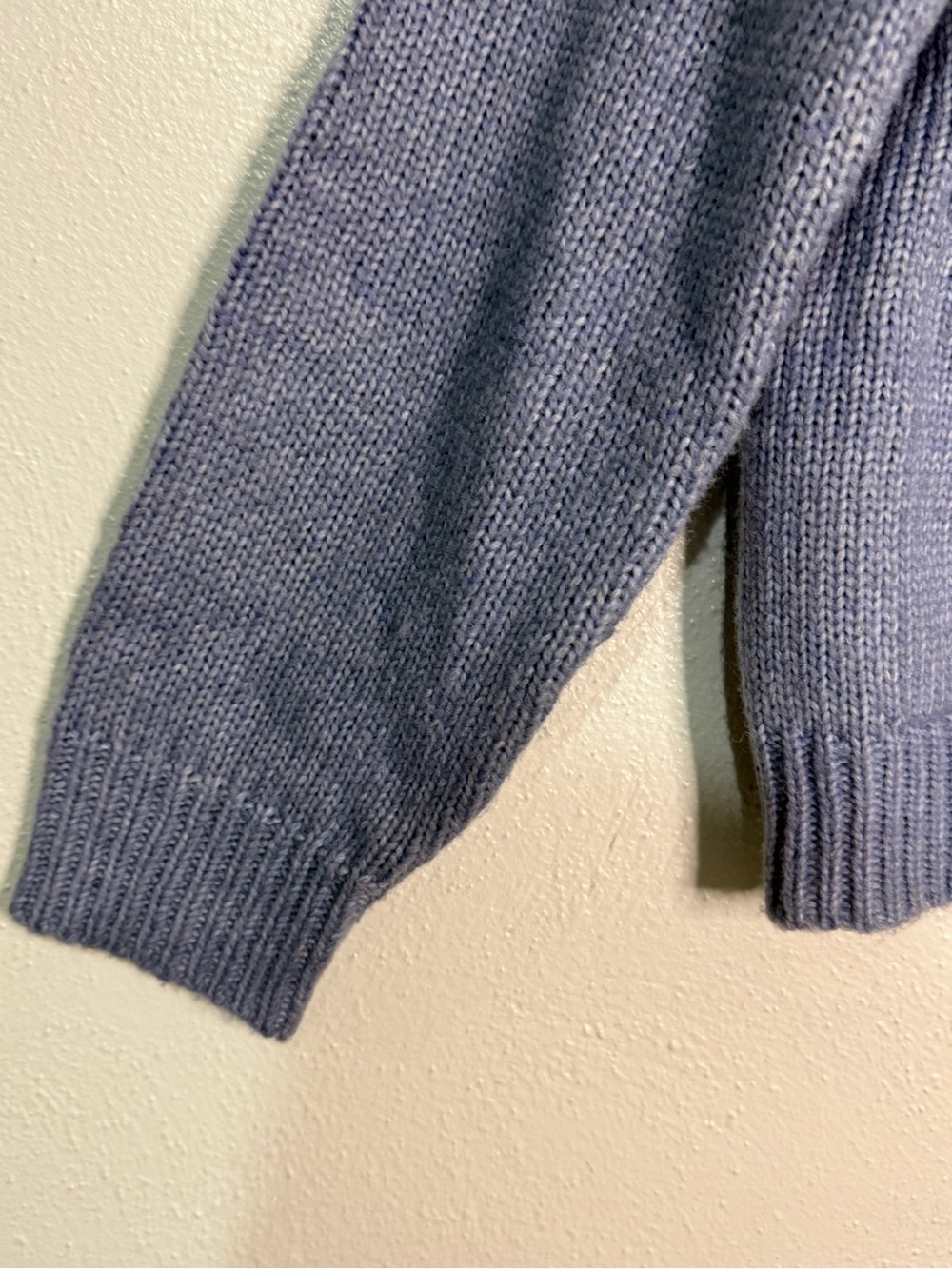 Olive + Oak Cozy V-Neck Button Cardigan Sweater - Heather Blue. Sz M. NWT. - Picture 5 of 10